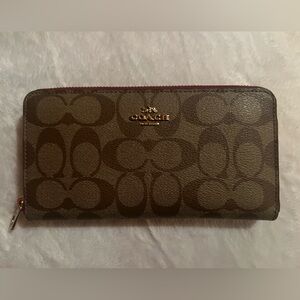 Authentic coach wallet